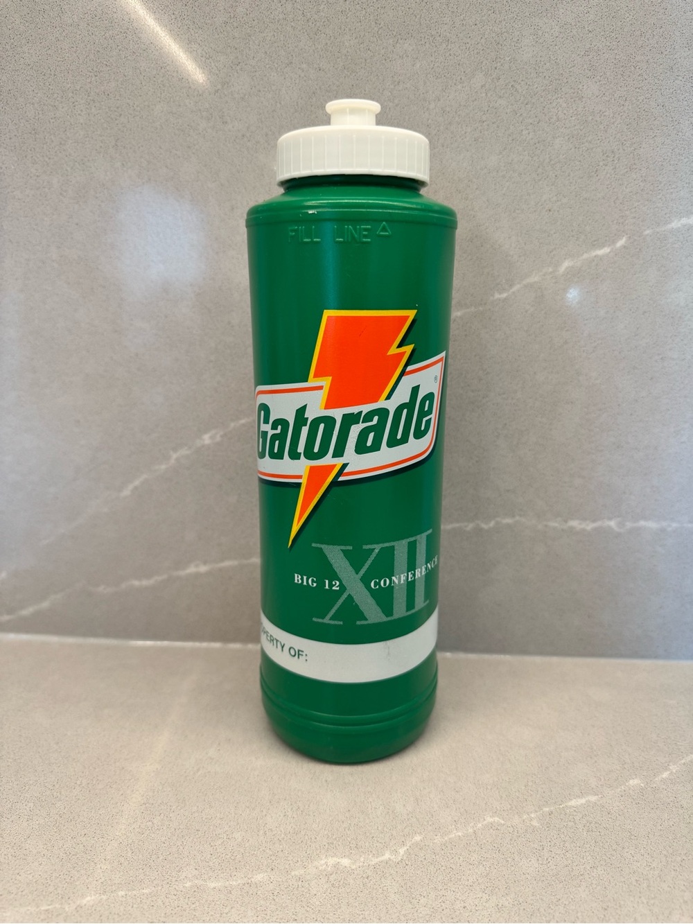 Vintage Gatorade Green Reusable Sports Water Bottle - BIG XII Conference Edition